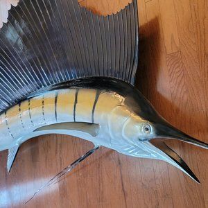 Sailfish Half Fish Mount 105"